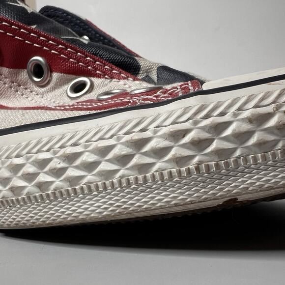 Converse All Star Lo Sneakers USA FLAG Junior Size 5 Shoes - Picture 14 of 16